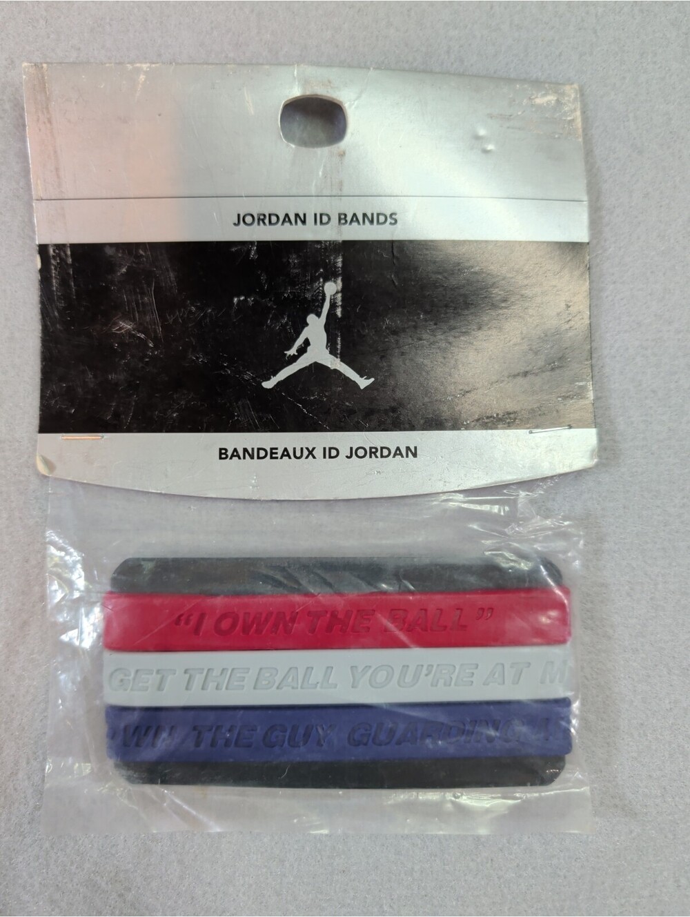 Jordan Wrist ID Bands Jumpman Baller Motivational silicone 1 Pack